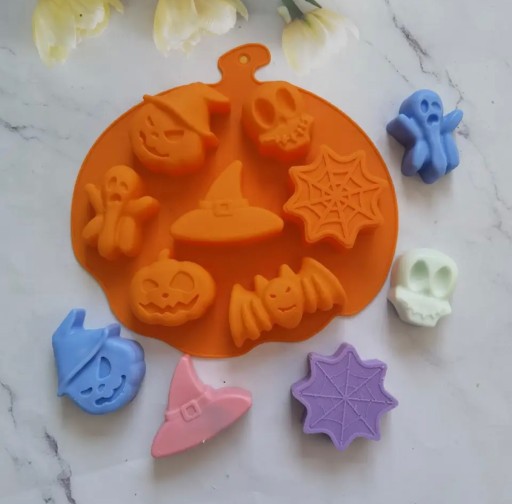 СИЛИКОНОВАЯ ФОРМА ДЛЯ МАФИНОВ HELLOWEEN COOKIE MOLD