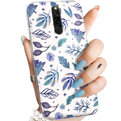 ETUI DO XIAOMI REDMI 8 WZORY ZIMA ŚNIEG ŚNIEŻYNKI WINTER OBUDOWA POKROWIEC