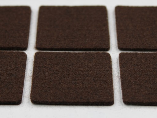 Filce samoprzylepne FLOOR CARE 35 x 35 mm BRĄZOWE