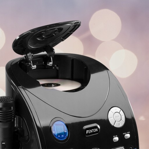 Набор КАРАОКЕ со светодиодными динамиками RCA CD+G/2 MIC