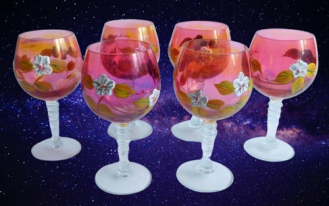 БОКАЛЫ (6 ШТ) + ГРАФИН БОГЕМИЯ