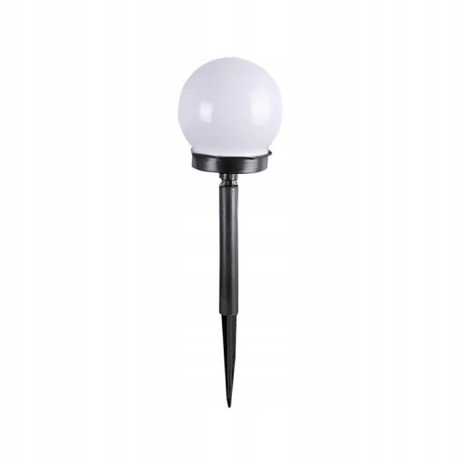 LAMPY SOLARNE OGRODOWE LED KULE BIAŁE LAMPKI 9szt