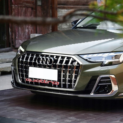 Audi Quattro Эмблема Значок Логотип Надпись Решетка