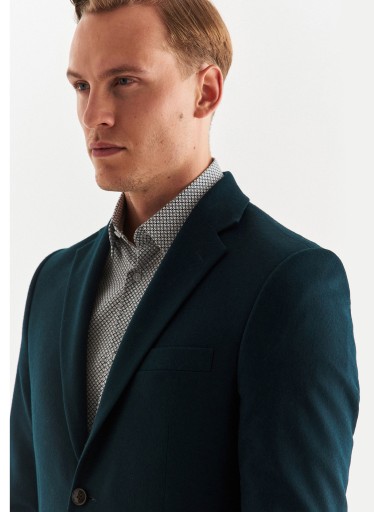 Куртка SlimFit бутылочно-зеленого цвета PAKO LORENTE 60