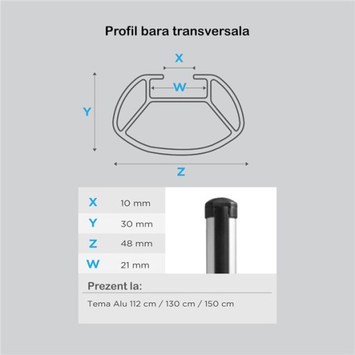 Menabo Tema Aluminiowe poprzeczki Kia Venga (bez klapy), 5 drzwi 2014+