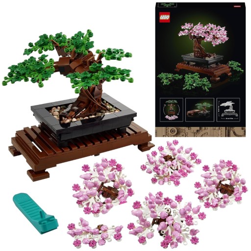 Набор LEGO Bricks «Дерево БОНСАЙ» (10281) + садовые инструменты для бонсай