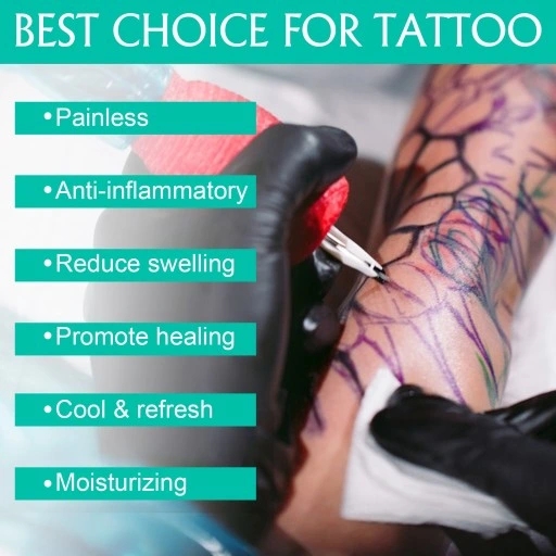 Tattoo Numbing Cream, Обезболивающий крем для татуировок, 50 мл / Коробка