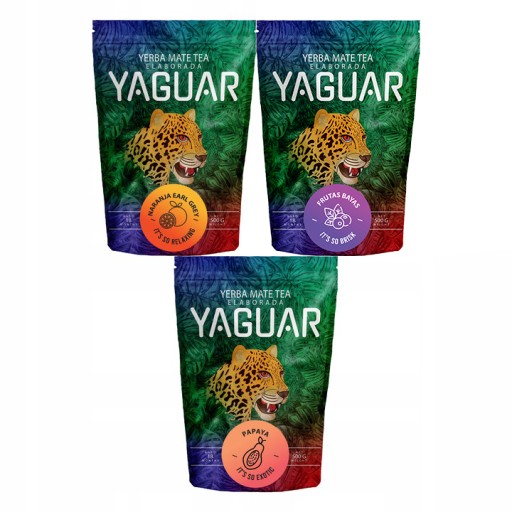 Набор фруктов Yerba Mate Yaguar 3х500г 1,5кг