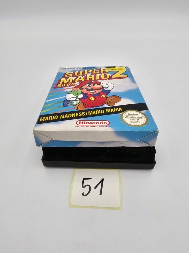 КАРТОННАЯ КОРОБКА NINTENDO NES SUPER MARIO BROS 2 ОРИГИНАЛ