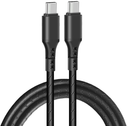 Прочный кабель USB-C 1 м USB-C Type-C TypeC 100 см черный
