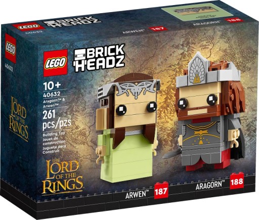 LEGO 40632 BrickHeadz — Арагорн и Арвен