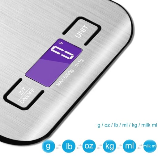 ЦИФРОВЫЕ ЭЛЕКТРОННЫЕ КУХОННЫЕ ВЕСЫ 10 КГ ТОЧНЫЙ 1G ЖК-ДИСПЛЕЙ