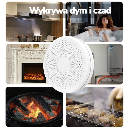 TUYA WiFi DUAL детектор дыма и угарного газа
