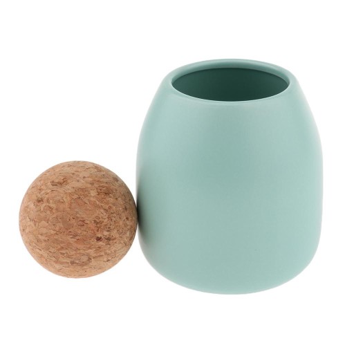 Ceramiczny pojemnik do przechowywania żywności Light Green-S (Ball Top)