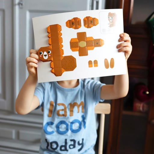 ZESTAW MOJE PIERWSZE ORIGAMI 3D KREATYWNY DIY PLASTYCZNE ZWIERZĘTA WOOPIE