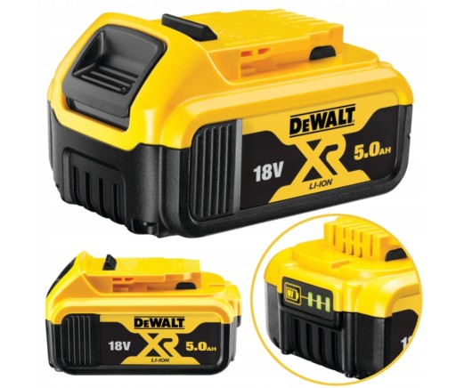 АККУМУЛЯТОР АККУМУЛЯТОР Li-Ion DeWalt XR 18 В 5 Ач