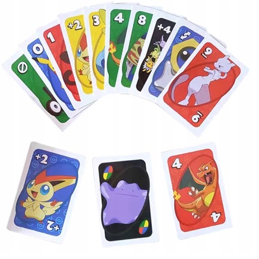 Карточная игра UNO Pokemon 112 семейная