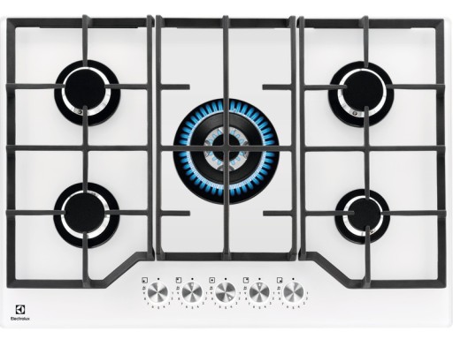ELECTROLUX KGG75362W газовая варочная панель 74 см 5 конфорок