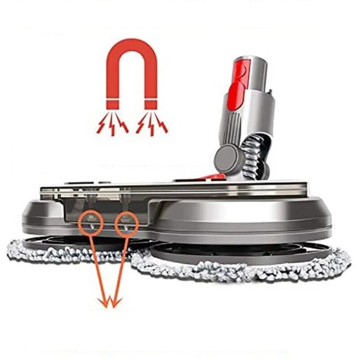 GŁOWICA MOP do DYSON V10 V11 V15 + ŚCIERECZKI 6X