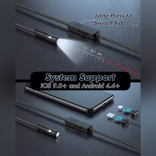 DUO INSPECTION Camera ЖЕСТКИЙ эндоскоп для Te