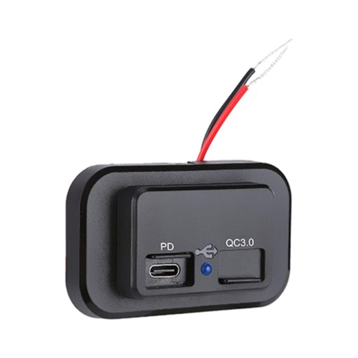 Разъем PD Type C, 18 Вт, прочный автомобильный USB