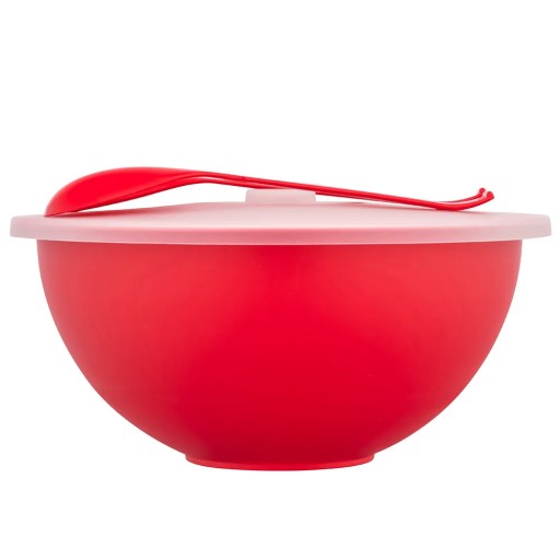 Салатница пластиковая с крышкой и ложками Altom Design 3,6 л 26 см