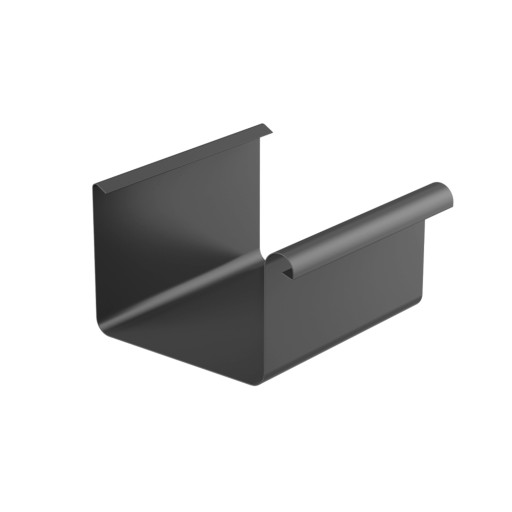 Rynna dachowa 125mm kwadratowa GALECO STAL2 Grafit RAL 7015 3mb