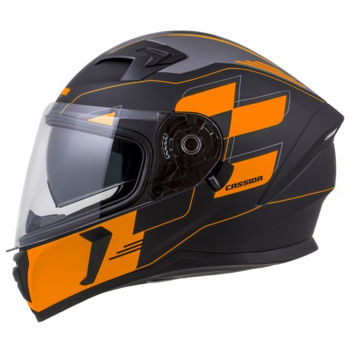 KASKI MOTOCYKLOWE CASSIDA 3.0 ROX + CZARNA SZYBA L