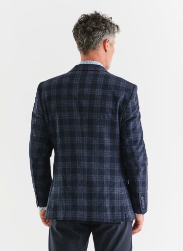 Granatowa casualowa marynarka męska Slim Fit PAKO LORENTE 50/188