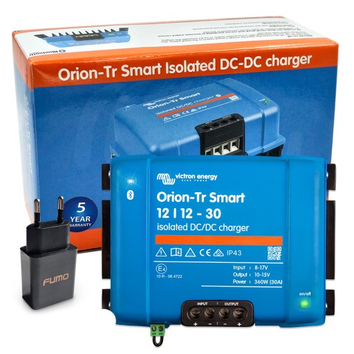 Зарядное устройство для кемперов Victron Orion-Tr Smart 12/12-30A DC-DC изолированное