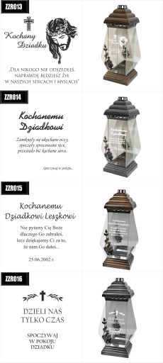 ZNICZ kapliczka z dedykacją GRAWEREM dla Dziadka