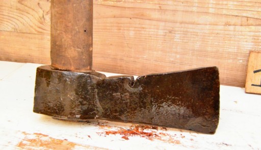 Oryg. Stary kuty topór toporek siekiera 1,9 kg