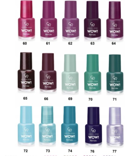 WOW NAIL COLOR Лак для ногтей Golden Rose 35