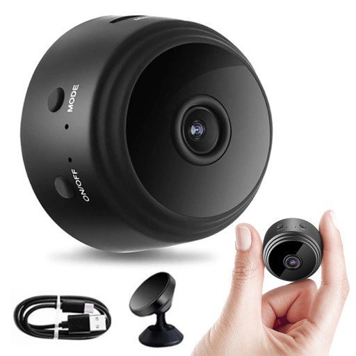 MINI KAMERA HD A9 WIFI - DETEKCJA RUCHU - MIKROFON