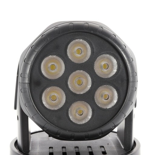 7×10W RGBW 4W1 LED DMX512 GŁOWA RUCHOMA