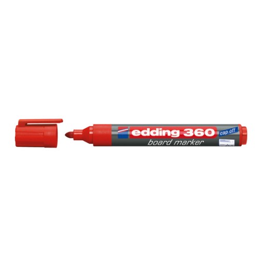 Edding 360 стираемый маркер для белой доски красный x8