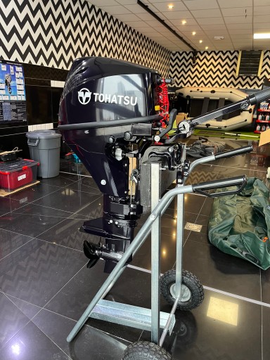 Подвесной двигатель Tohatsu MFS9.8B S мощностью 10 л.с. РУМПЕЛЬНАЯ НОЖКА S Распродажа!