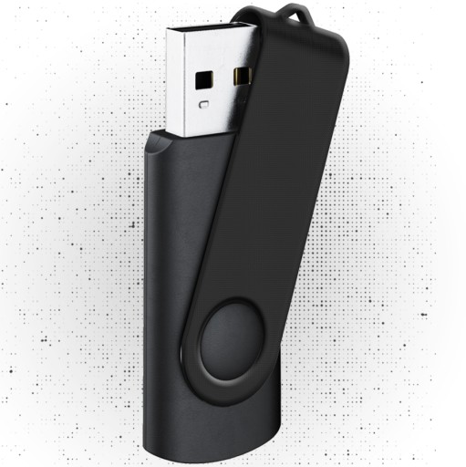 НАКОПИТЕЛЬ USB-ПАМЯТЬ 4 ГБ 2.0 TWISTER – 25 ЦВЕТОВ