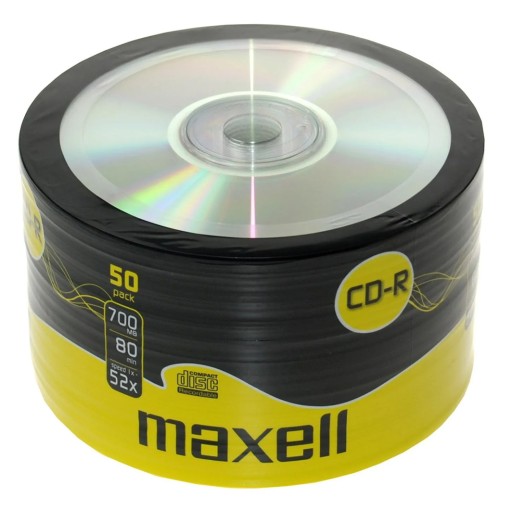 АРХИВНЫЙ ДИСК MAXELL CD-R 700МБ 50 ШТ.
