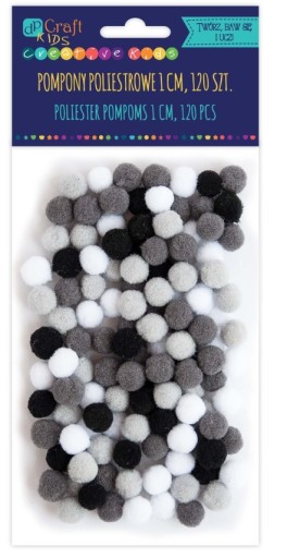 POMPON DEKORACYJNE KULECZKI dp KSPO-032 120szt.