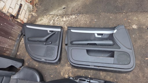 СИДЕНЬЯ AUDI A4 B6 COMBO AVANT КОЖА ПОЛУКОЖА СКОРОСТЬ S-LINE