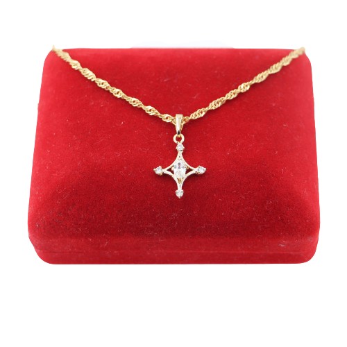 Золотой НАБОР из хирургической стали 316L Z566 STAR ZIRCONIA