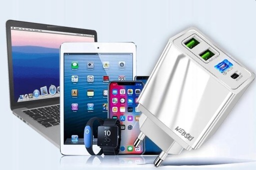 АДАПТЕР USB-C ПОДКЛЮЧАЮЩИЙ КАБЕЛЬ 100 см БЫСТРЫЙ МОЩНЫЙ ПРОЧНЫЙ