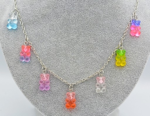 Łańcuszek cieniowane MISIE 7 żelki Haribo 50+5cm