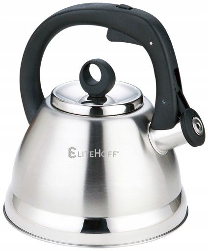 Чайник со свистком Steel Silver 2,5л EliteHoff