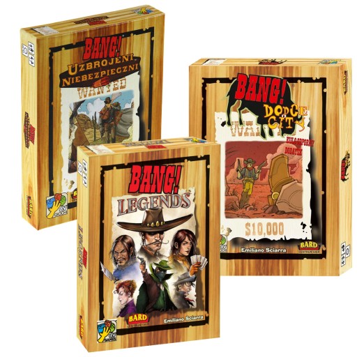 Расширения BANG!: Dodge City + Armed and Dangerous + LEGENDS.
