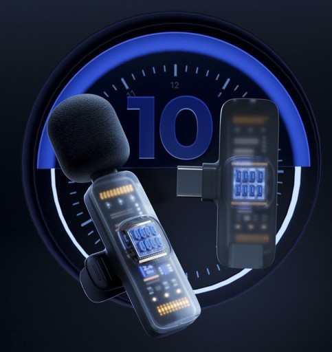 БЕСПРОВОДНОЙ КАРМАННЫЙ МИКРОФОН BLUETOOTH ДЛЯ IPHONE / TYPE C
