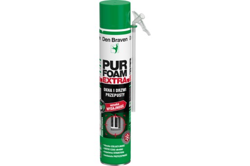 Монтажная пена PUR FOAM Extra / Den Braven - окна