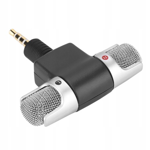 MIKROFON PRZENOŚNOŚĆ MINI JACK 3.5 MM DO TELEFON