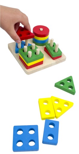 LT430 UKŁADANKA KSZTAŁTÓW DREWNIANY SORTER